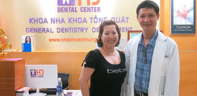 TT NHA KHOA DR HÙNG & CỘNG SỰ : ĐỊA CHỈ CHĂM SÓC RĂNG MIỆNG TỐT TẠI VIỆT NAM Chị Huỳnh Thanh Thúy - Việt kiều Mỹ