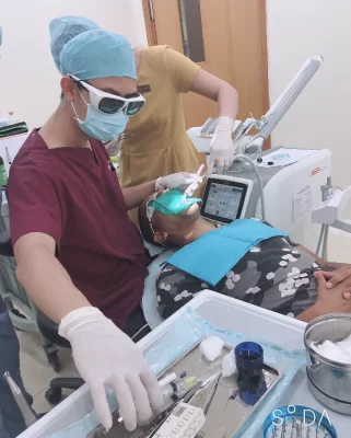 Chữa tủy răng không đau bằng laser Điều trị tủy với laser tại Kubet WORLDWIDE