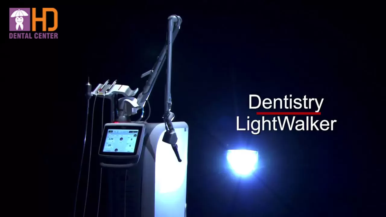 TRẢI NGHIỆM ĐIỀU TRỊ RĂNG KHÔNG ĐAU BẰNG LASER Máy Laser Nha Khoa Lightwalker 2017 với công nghệ Laser kép Twinlight.