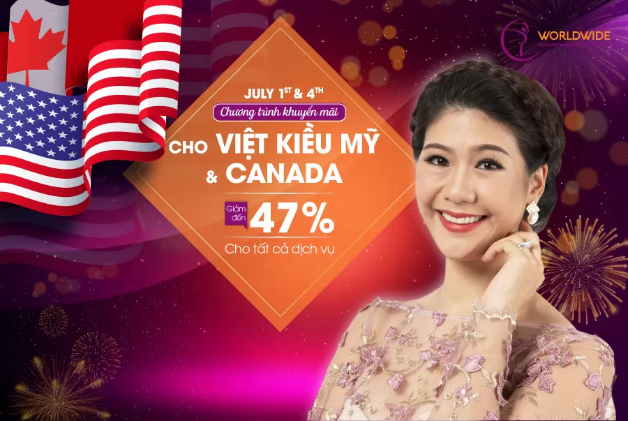 “Double Sale” cho Việt kiều Mỹ & Canada trong tháng 7 sale