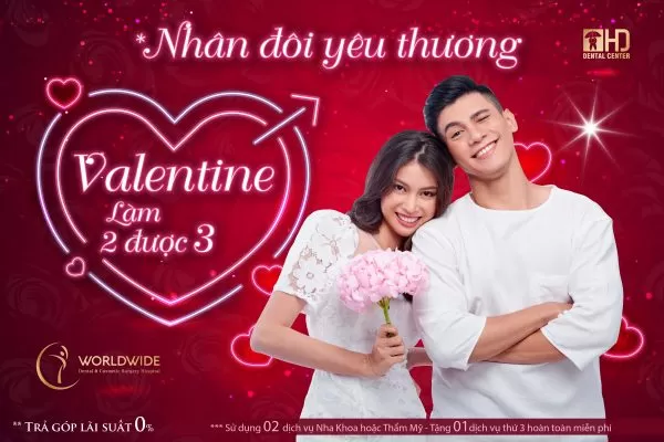 VALENTINE - NHÂN ĐÔI YÊU THƯƠNG - LÀM 2 ĐƯỢC 3 1