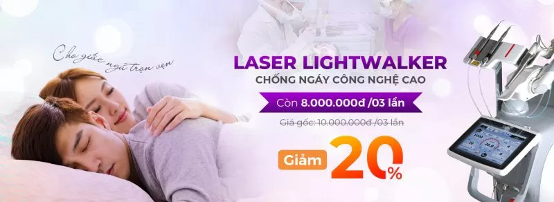 Phương pháp đơn giản và hiệu quả trị bệnh ngủ ngáy Với phương pháp điều trị Laser Lightwalker, người bệnh sẽ cảm nhận hiệu quả ngay lần chữa trị đầu tiên.