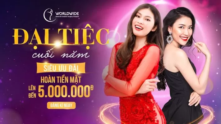 RĂNG SÁNG, DÁNG XINH LUNG LINH ĐÓN TẾT VỚI “ĐẠI TIỆC CUỐI NĂM” Đại tiếc cuối năm - Siêu ưu đãi - Răng sáng rạng ngời