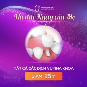 ƯU ĐÃI ĐẶC BIỆT 15% TẤT CẢ DỊCH VỤ NGÀY CỦA MẸ ngày của mẹ