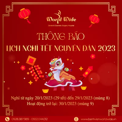 THÔNG BÁO LỊCH NGHỈ TẾT NGUYÊN ĐÁN 2023 nghỉ tết nguyên đán